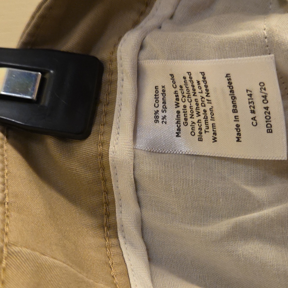 Talbots Womens Straight Leg Chino (Petite) - Picture 4 of 7
